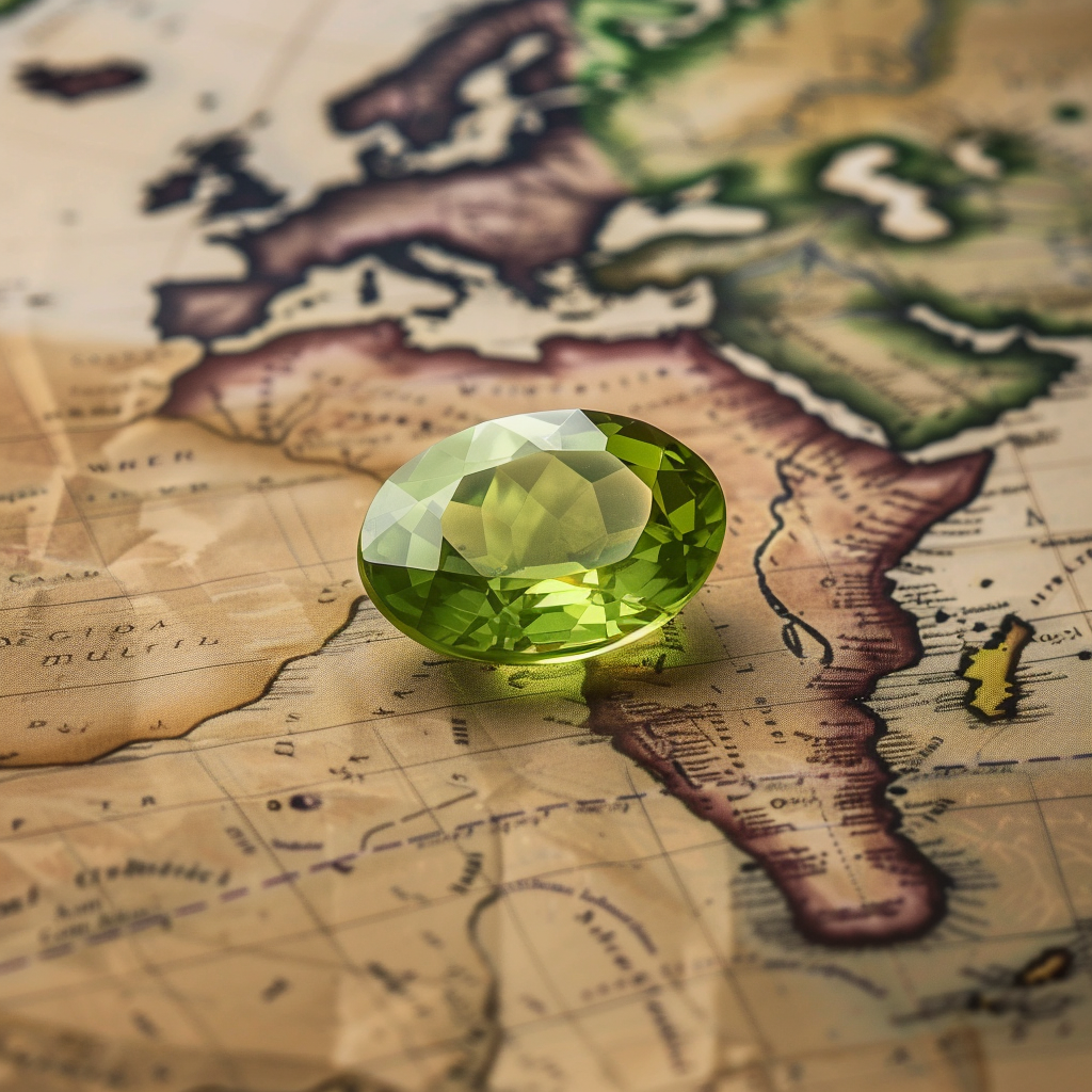 Major Grossular Garnet Mining Areas