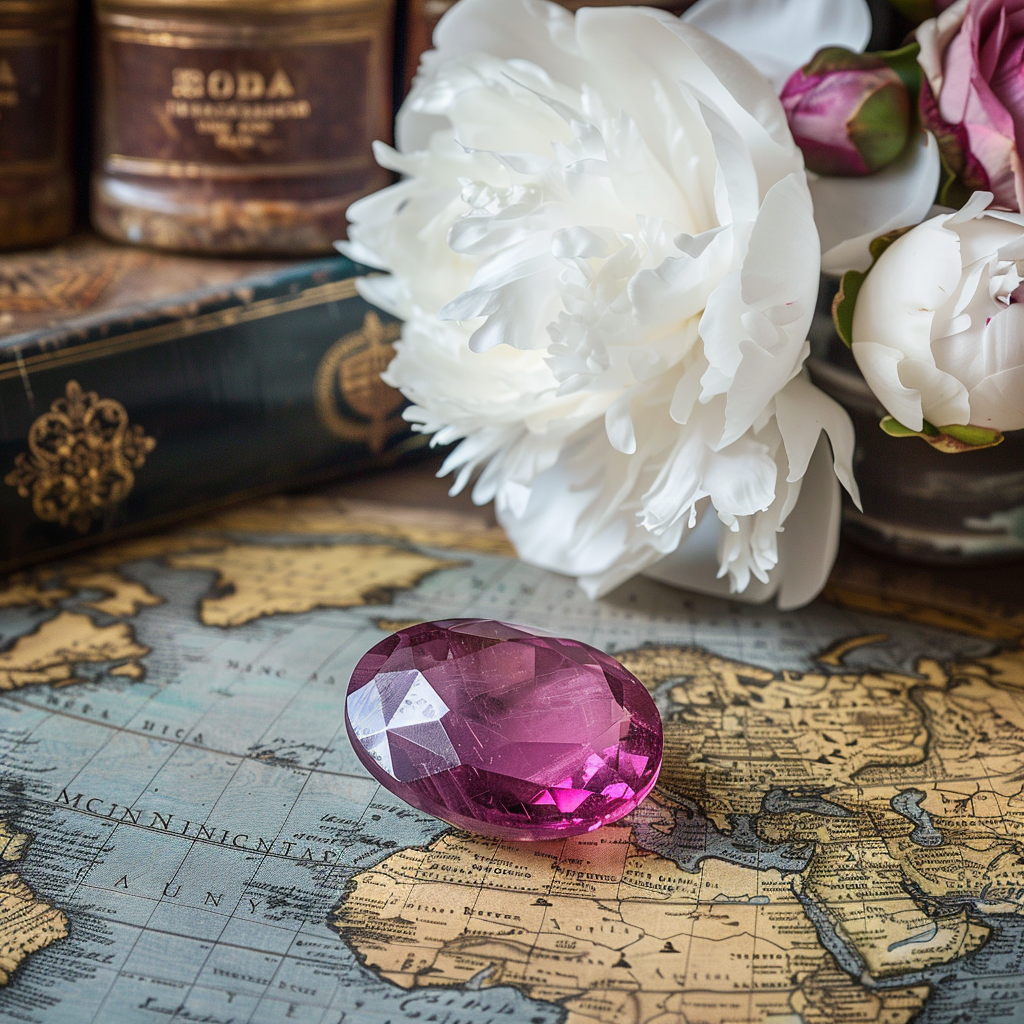 Major Rubellite Tourmaline Mining Areas