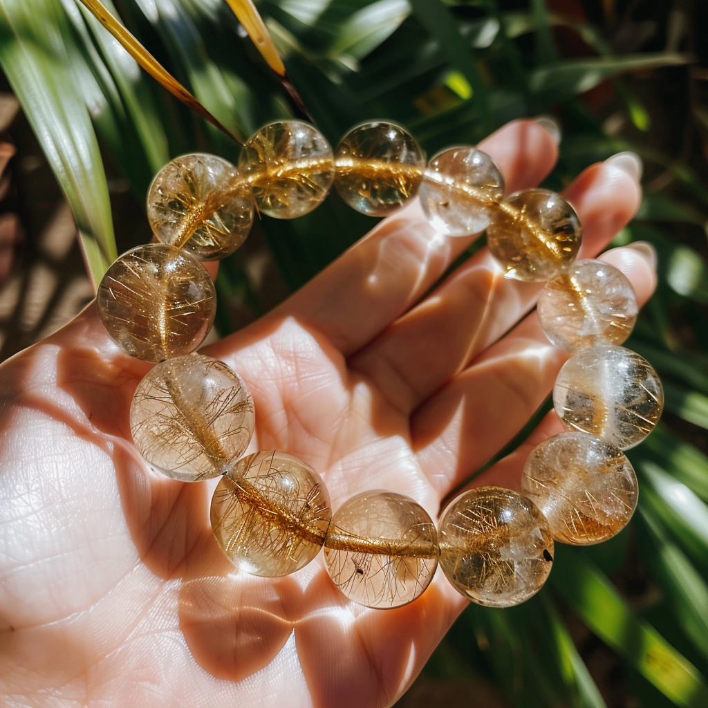 Color Chart of Rutilated Quartz