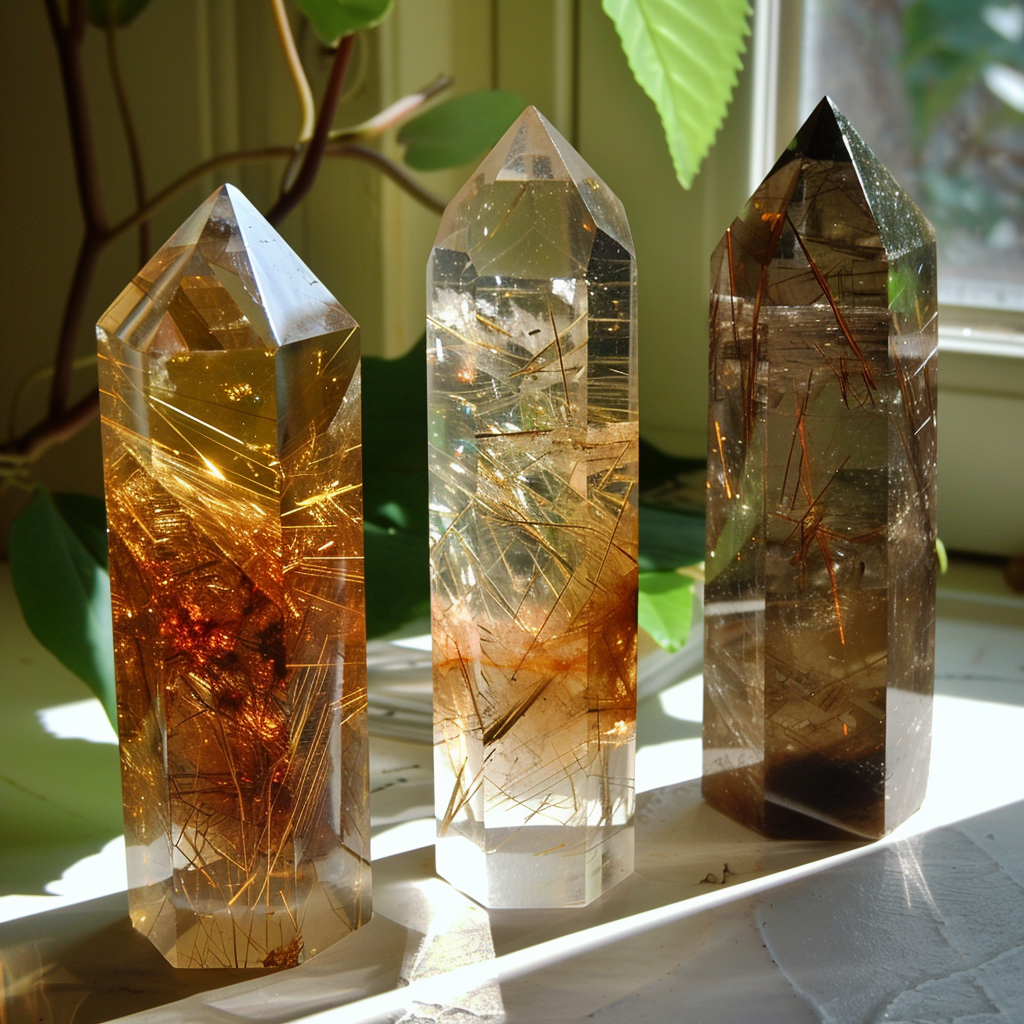 4Cs Work in Rutilated Quartz