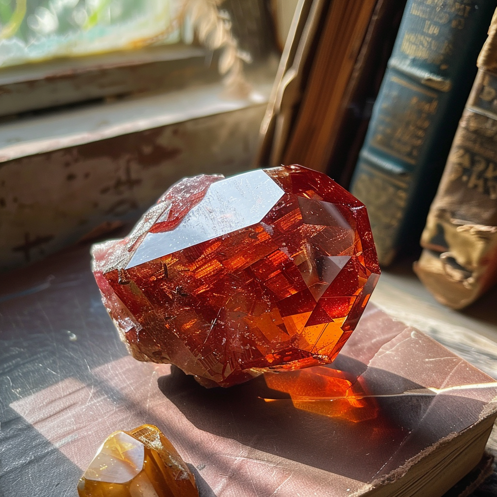 Inclusions in Spessartite Garnet