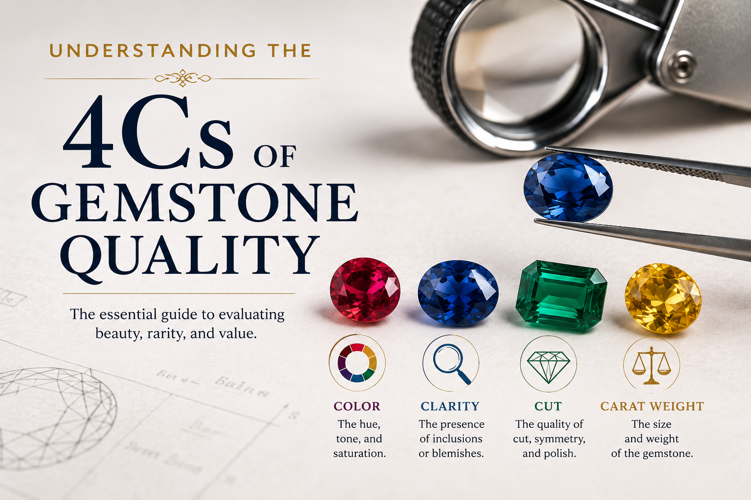 Understanding the 4Cs of Gemstone Quality