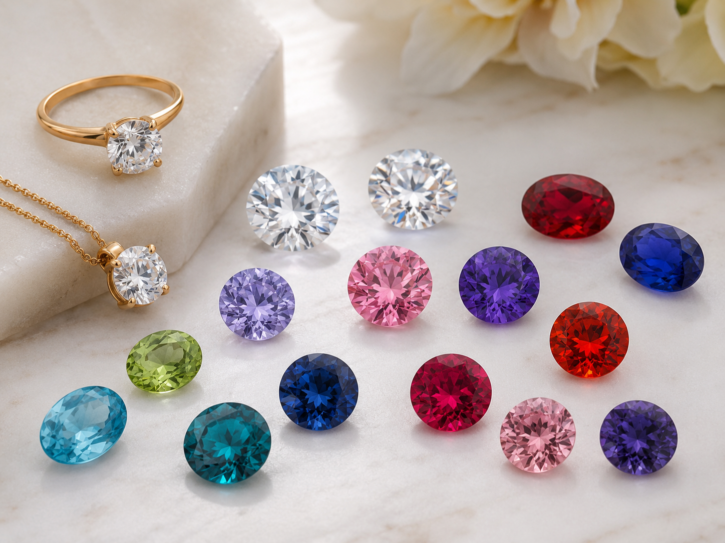 Commonly Used Gemstone Simulants