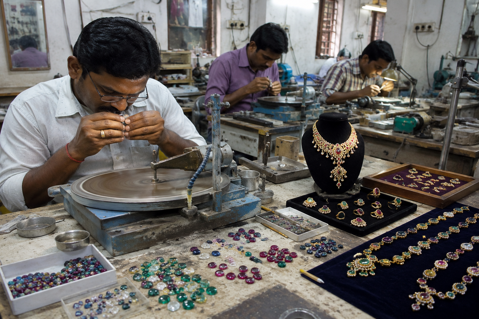Gemstone Processing and Value Addition
