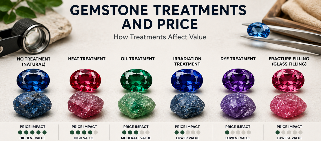 Gemstone Treatments and Price