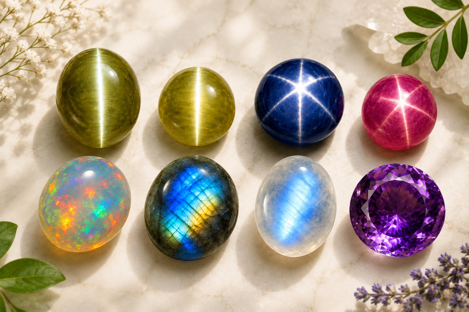 Phenomena in Gemstones